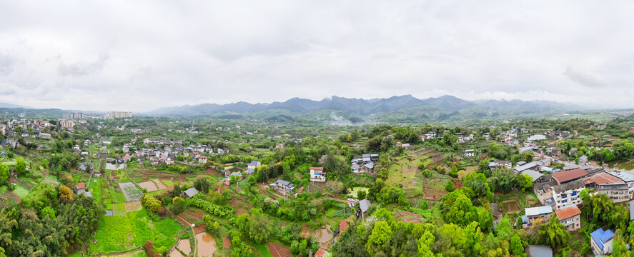 乡村风景航拍