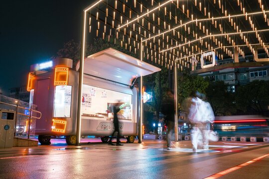 文三数字街区夜景