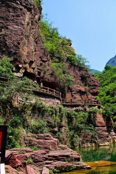 云台山红石峡南太行山