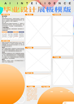 毕业设计展板模版