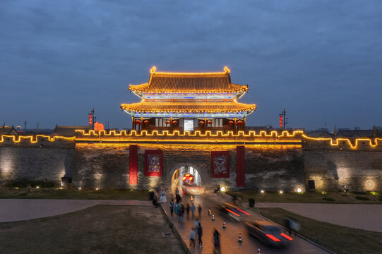 商丘拱阳门夜景