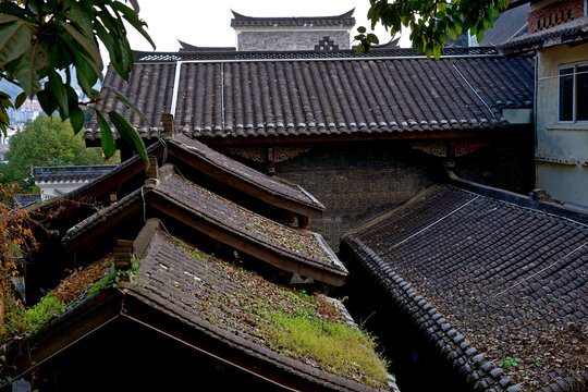 老街民居俯瞰