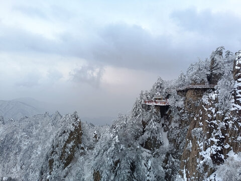 君山雪景