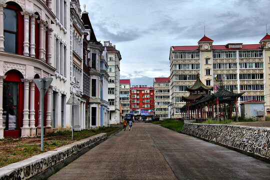 漠河城市风景