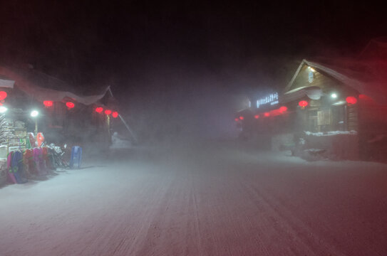 东北雪乡夜景