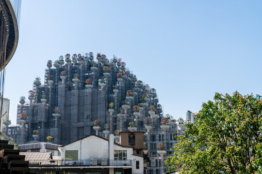 上海苏州河沿岸建筑风景