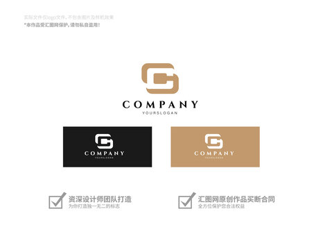 C字母logo设计