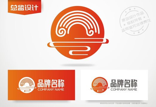 面食店标志小吃店logo