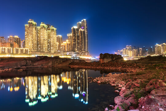 重庆朝天门夜景