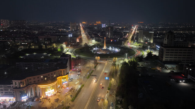 淄博市桓台县夜景