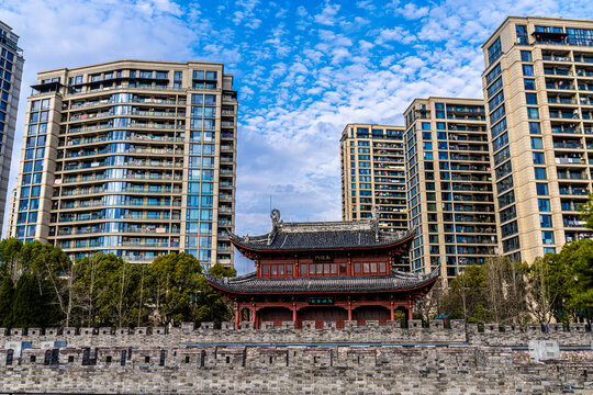 丽水瓯江两岸风景