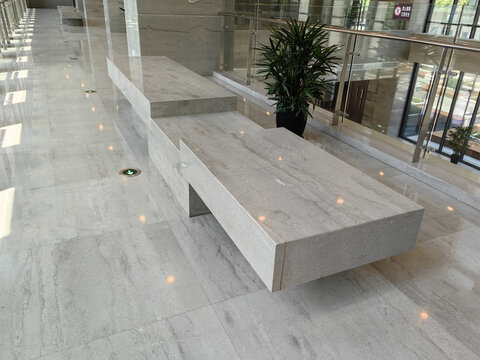 展厅展馆休息区座凳设计