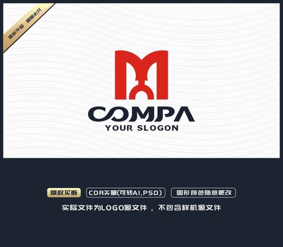 M字母LOGO设计