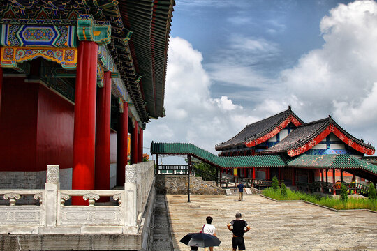 天门山寺万德庄严长廊走廊