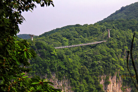 天门山索桥