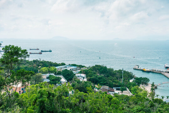 海岛建筑风光