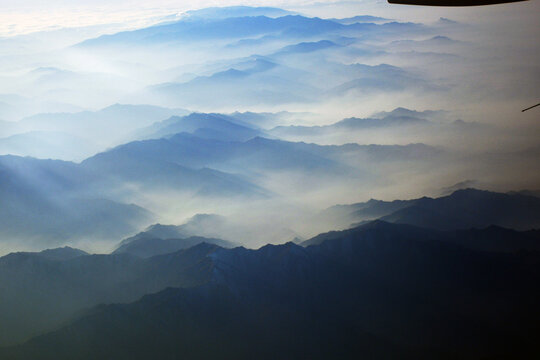 秦岭群山