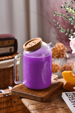 紫薯米浆