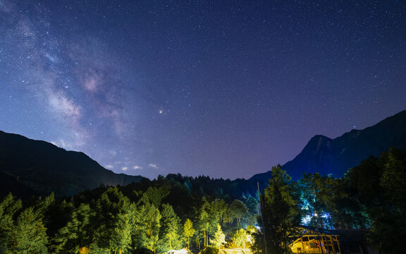 琉璃村营地星空