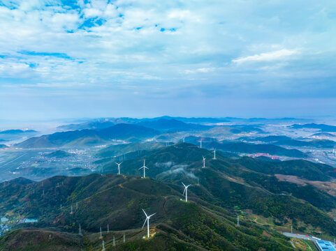 宁波北仑总台山东方大港景区风光