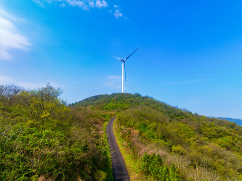 宁波北仑总台山风车