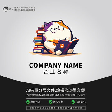 小猫看书LOGO