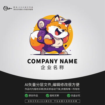 小狐狸外出徒步LOGO