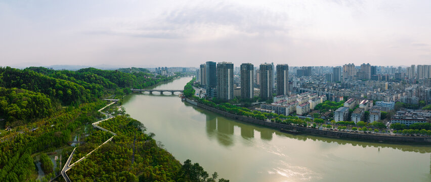 上饶城市大景