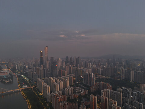 珠江新城凌晨