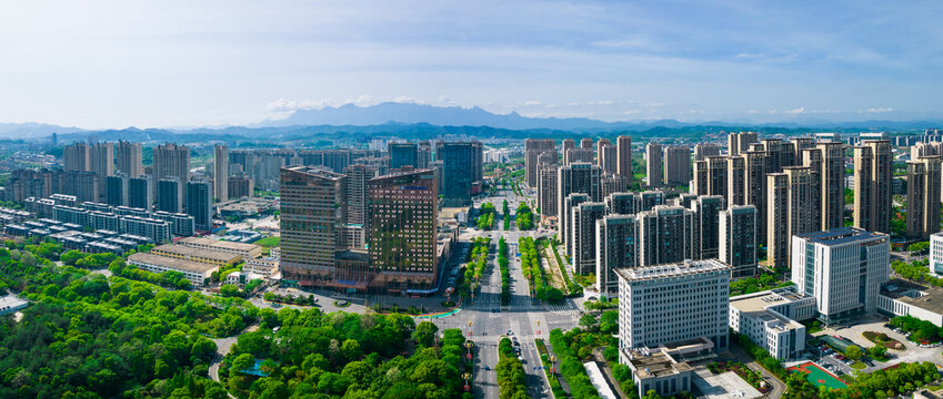 上饶城市建设全景图