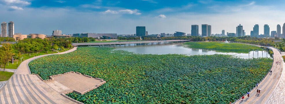 扬州明月湖城市环境