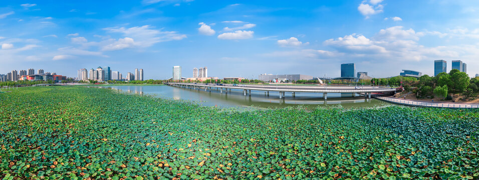 扬州明月湖城市环境