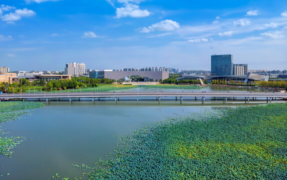 扬州明月湖城市环境