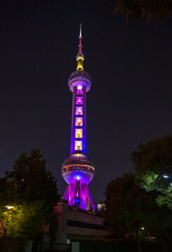 上海东方明珠夜景