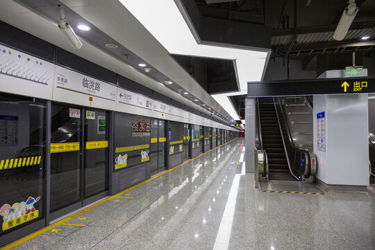 上海地铁14号线展厅内景