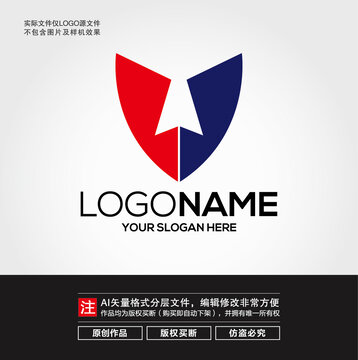 科技盾牌LOGO