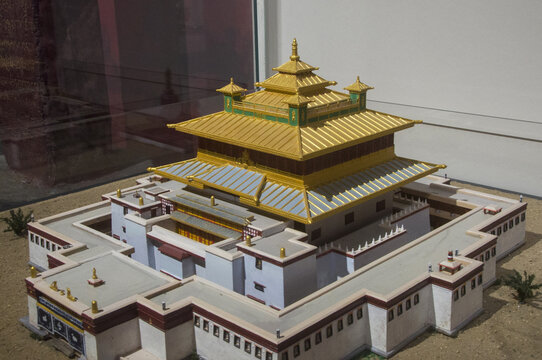桑耶寺建筑模型