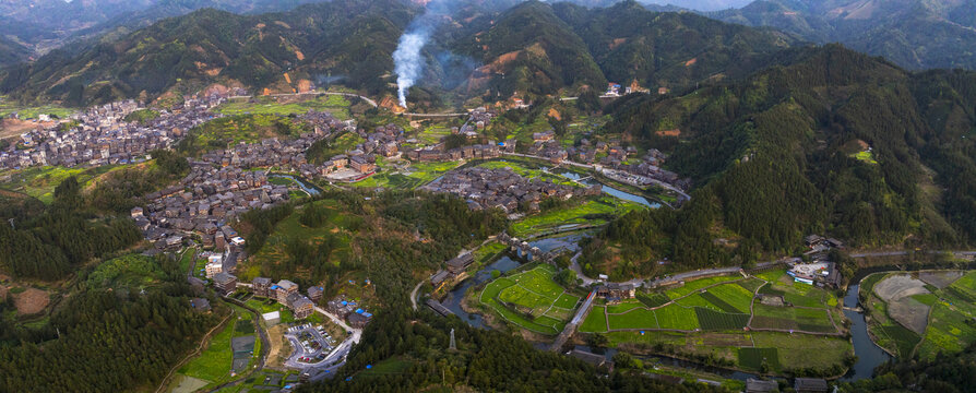 广西柳州程阳八寨春天