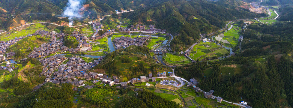 广西柳州程阳八寨春天