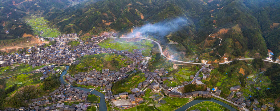 广西柳州程阳八寨春天