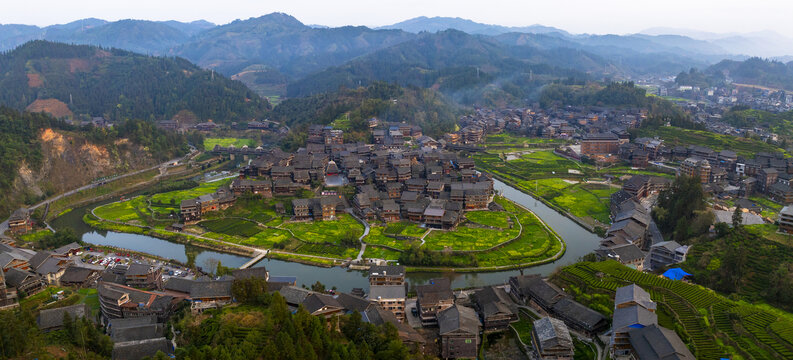 广西柳州程阳八寨春天