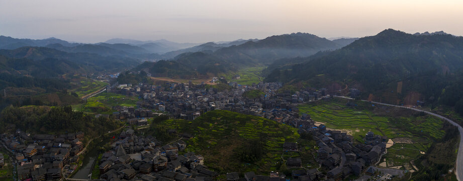 广西柳州程阳八寨春天