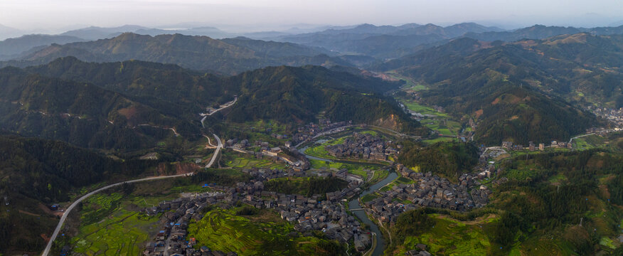 广西柳州程阳八寨春天