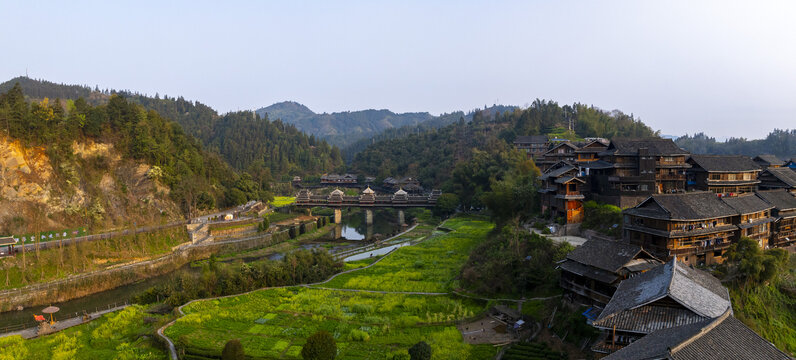 广西柳州程阳八寨春天