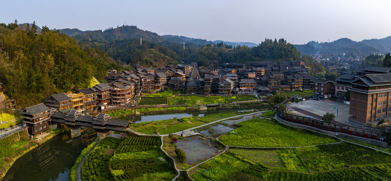 广西柳州程阳八寨春天