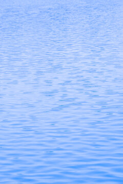 蓝色湖水波纹