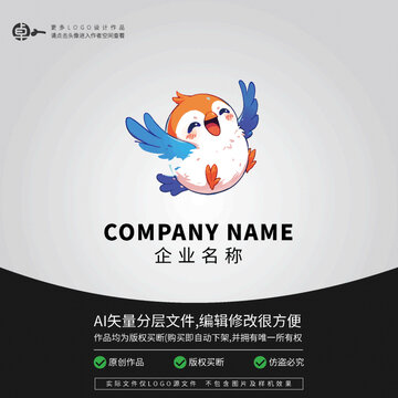 可爱小鸟LOGO