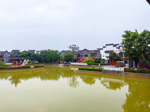 太平古城湖景