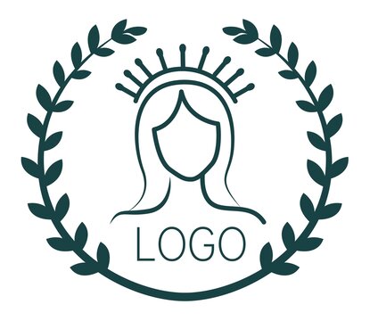 女性女王LOGO图标