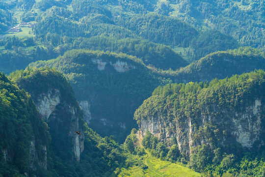 重庆天坑寨子景区景观